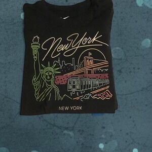 Nike black long sleeve tee with New York City graphic